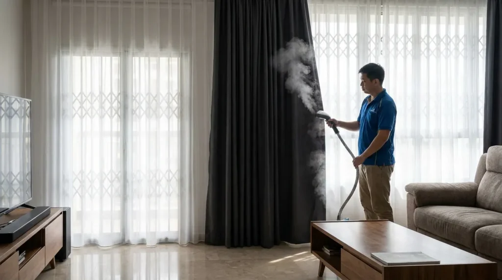 Professional Blackout Curtain Cleaning in Dubai