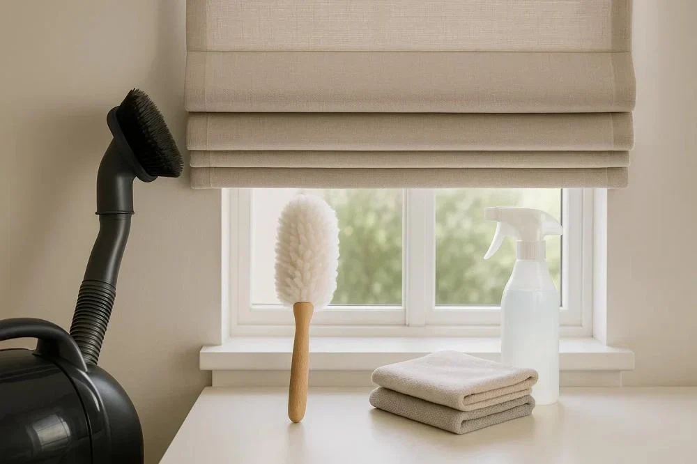 Roman Blinds Cleaning Services in Dubai